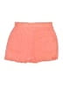 Jess Lea Solid Orange Shorts Size L - photo 2