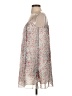 Quintessential 100% Polyester Print Ivory Casual Dress Size S - photo 5