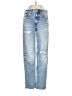 Lucky Brand Hearts Blue Jeans Size 0R - photo 1