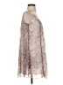 Quintessential 100% Polyester Print Ivory Casual Dress Size S - photo 4