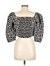 Levi's 100% Polyester Black 3/4 Sleeve Blouse Size M - photo 2