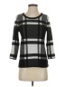 Liz Claiborne Plaid Black Pullover Sweater Size S - photo 1