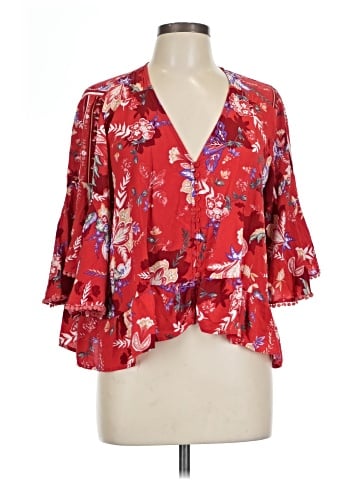 Jaase 3/4 Sleeve Blouse (view 1)