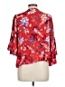 Jaase 100% Rayon Red 3/4 Sleeve Blouse Size L - photo 2