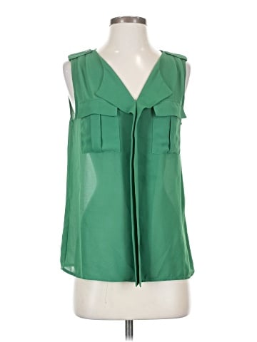 Timing Sleeveless Blouse (view 1)
