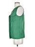 Timing 100% Polyester Green Sleeveless Blouse Size S - photo 5