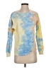 Exist 100% Cotton Tie-dye Yellow Long Sleeve Top Size S - photo 1