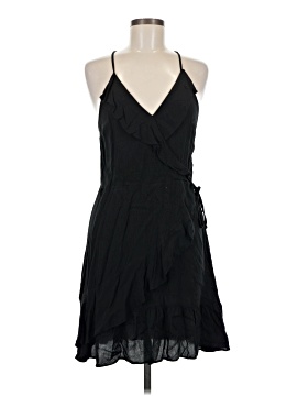 mossimo black dress MOSSIMO Womens Sleeveless A-Line Dress UK 10 Small Black Polyester