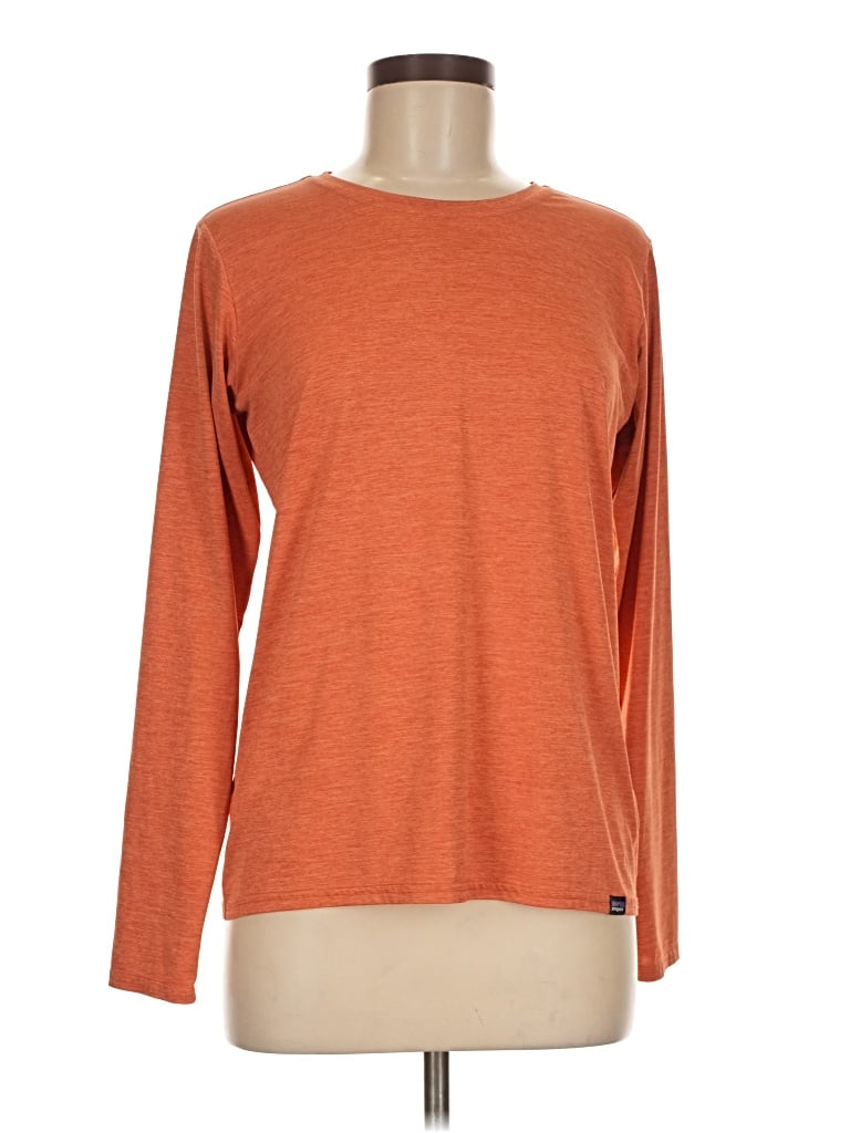 Pre-owned Patagonia Long Sleeve T-shirt In Orange