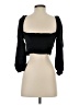 Sunday Best 100% Cupro Black 3/4 Sleeve Blouse Size 2 - photo 2