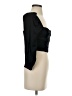 Sunday Best 100% Cupro Black 3/4 Sleeve Blouse Size 2 - photo 4