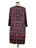 Wisp Paisley Blue Casual Dress Size 18W - photo 2