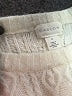 Caslon 100% Polyester Stripes Ivory Turtleneck Sweater Size M - photo 7