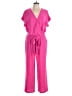 Prettygarden 100% Polyester Solid Pink Jumpsuit Size L - photo 1