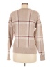 Max Studio Plaid Tan Pullover Sweater Size M - photo 2