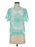 The Limited 100% Polyester Teal Short Sleeve Blouse Size XS - photo 1