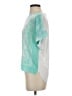 The Limited 100% Polyester Teal Short Sleeve Blouse Size XS - photo 5