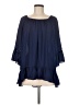 New Directions 100% Polyester Blue 3/4 Sleeve Blouse Size L - photo 1
