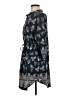 Time to Bloom 100% Polyester Paisley Blue Casual Dress Size M - photo 5