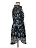 Time to Bloom 100% Polyester Paisley Blue Casual Dress Size M - photo 4