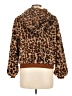 Shein 100% Polyester Animal Print Brown Faux Fur Jacket Size 6 - photo 2
