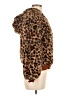 Shein 100% Polyester Animal Print Brown Faux Fur Jacket Size 6 - photo 4