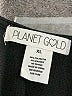 Planet Gold Solid Black Casual Dress Size XL - photo 7
