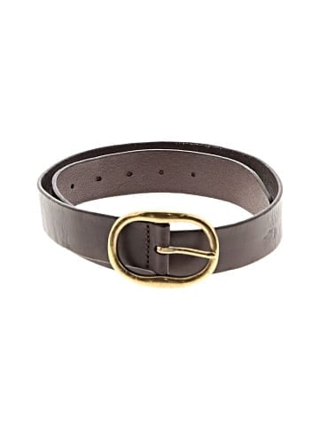 Madewell Oval-Buckle Distressed Leather Belt (view 1)