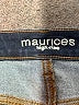 Maurices Solid Blue Jeans Size M - photo 4