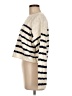 Pink Rose 100% Acrylic Stripes Ivory Pullover Sweater Size M - photo 5