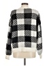 Cocobleu Checkered-gingham Silver Pullover Sweater Size M - photo 2