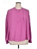 Ann Taylor Pink Long Sleeve Blouse Size XL - photo 1