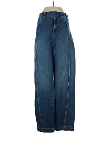 Madewell Tapered Denim Trousers in Calvert Wash (view 1)