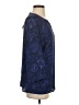 DG^2 by Diane Gilman 100% Polyester Blue 3/4 Sleeve Blouse Size S - photo 4