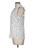 Anne Klein Polka Dots Ivory Sleeveless Button-Down Shirt Size 6 - photo 5
