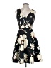 Maeve Floral Black Cocktail Dress Size 2 - photo 1