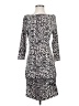 Jennifer Lopez Animal Print Silver Cocktail Dress Size S - photo 1