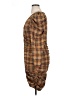 Assorted Brands Plaid Brown Casual Dress Size 1X - photo 5
