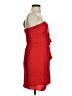 BCBGMAXAZRIA 100% Polyester Red Cocktail Dress Size 6 - photo 4
