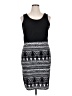 Rouge Graphic Black Casual Dress Size 1X - photo 1