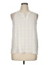 HD in Paris Ivory Sleeveless Blouse Size 14 - photo 1