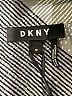 DKNY 100% Polyester Argyle Gray Long Sleeve Blouse Size M - photo 7