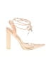 Fashion Nova Ivory Tan Heels Size 8 - photo 1