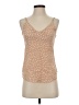 Reformation 100% Viscose Floral Tan Sleeveless Top Size XS - photo 1