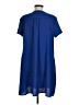 Lush Solid Blue Casual Dress Size M - photo 2