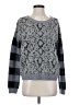 One Grey Day Houndstooth Gray Pullover Sweater Size S - photo 1