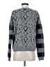 One Grey Day Houndstooth Gray Pullover Sweater Size S - photo 2