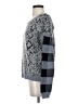 One Grey Day Houndstooth Gray Pullover Sweater Size S - photo 5
