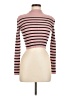 Shein 100% Polyester Stripes Pink Turtleneck Sweater Size M - photo 1