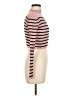 Shein 100% Polyester Stripes Pink Turtleneck Sweater Size M - photo 4